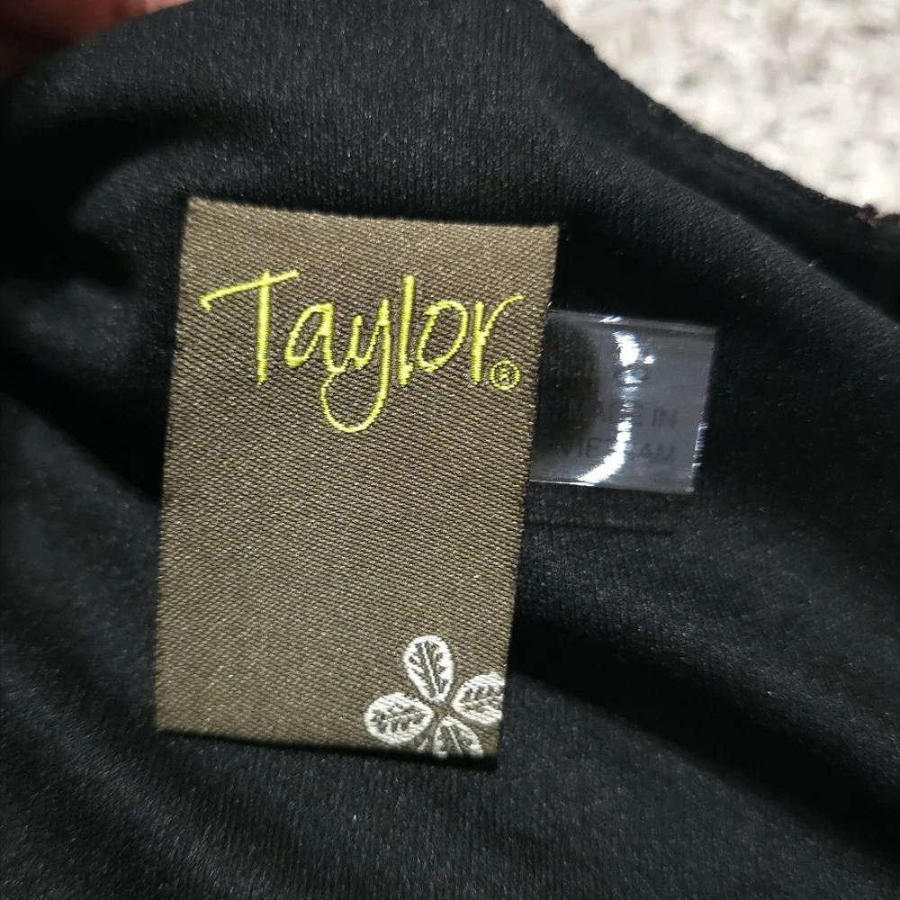 TAYLOR Velvet Burnout Tiered Babydoll Dress | Romantic Cocktail & Wedding Guest - Picture 11 of 15